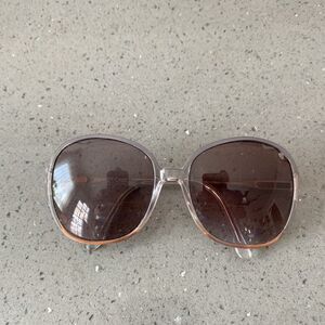 Luxottica Italy Clear Eyeglasses FRAMES ONLY Camille Bluerose 70's 130-54-16